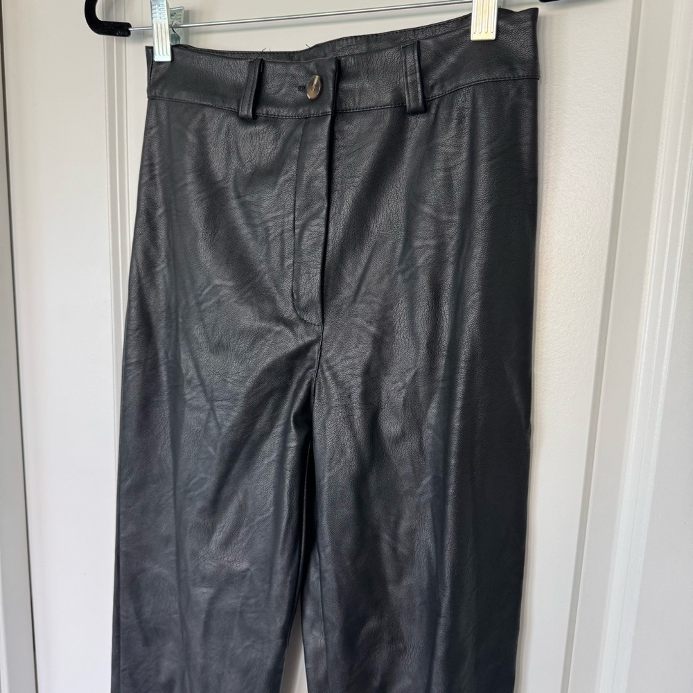 Boohoo leather pants